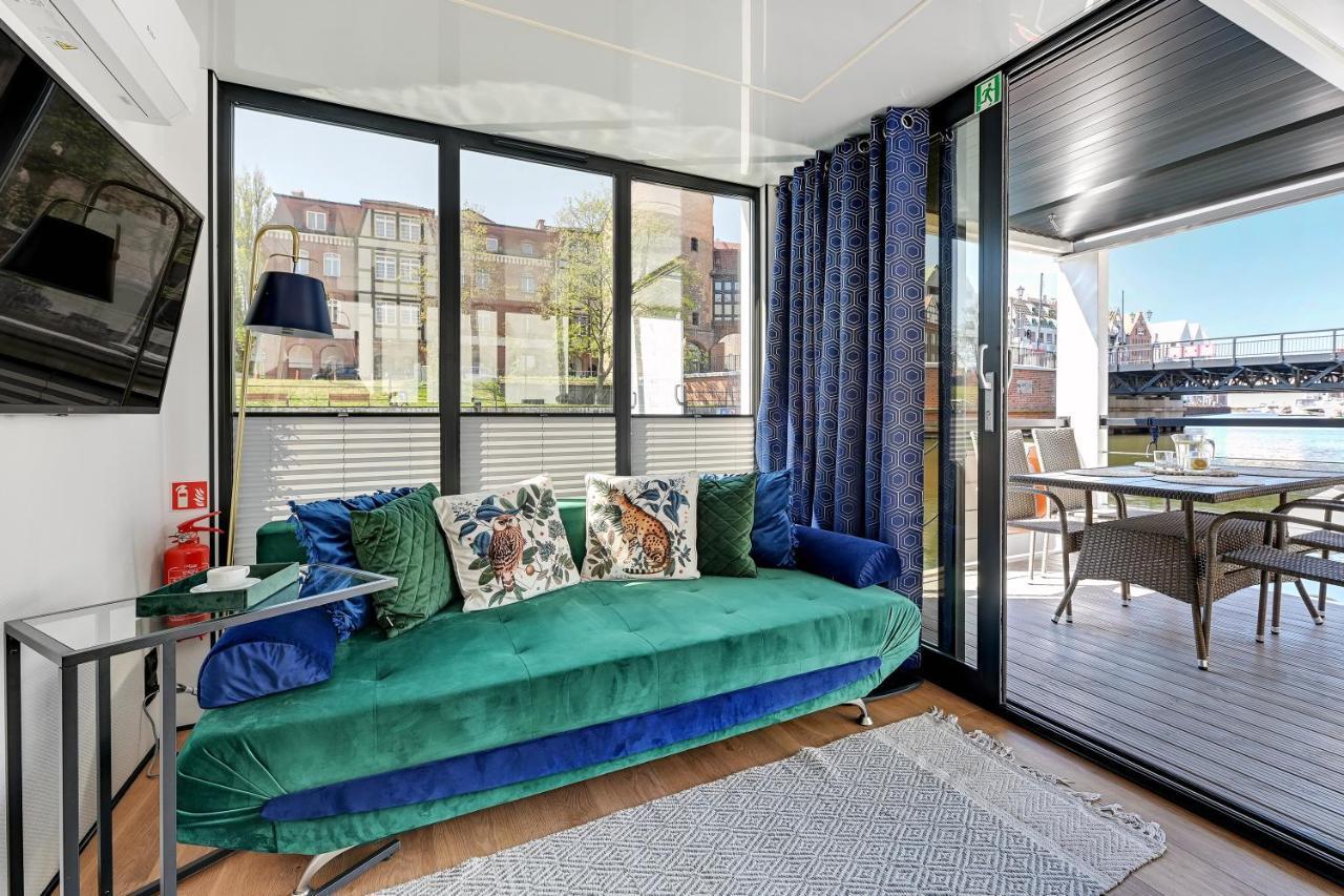 Domy Na Wodzie - La Mare Motlava Houseboats With Sauna By Downtown Apartments Γκντανσκ Εξωτερικό φωτογραφία