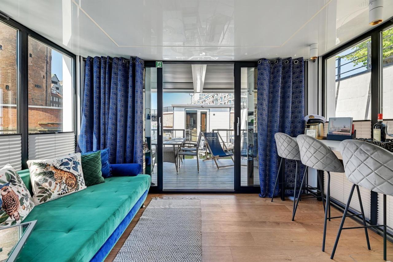Domy Na Wodzie - La Mare Motlava Houseboats With Sauna By Downtown Apartments Γκντανσκ Εξωτερικό φωτογραφία