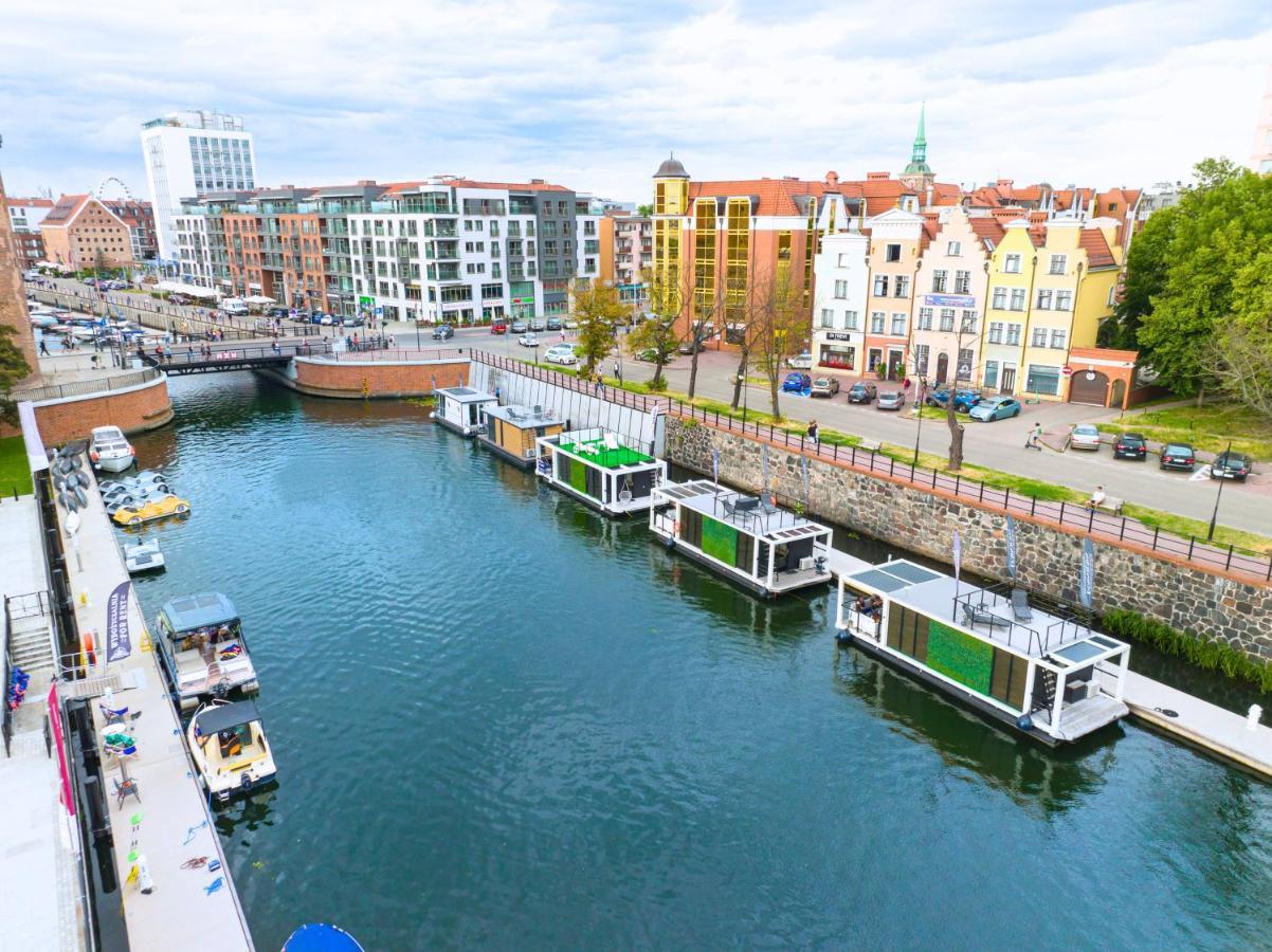 Domy Na Wodzie - La Mare Motlava Houseboats With Sauna By Downtown Apartments Γκντανσκ Εξωτερικό φωτογραφία