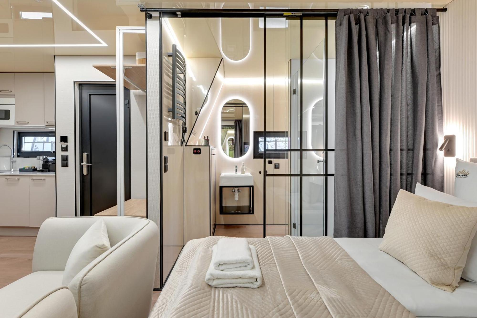Domy Na Wodzie - La Mare Motlava Houseboats With Sauna By Downtown Apartments Γκντανσκ Εξωτερικό φωτογραφία
