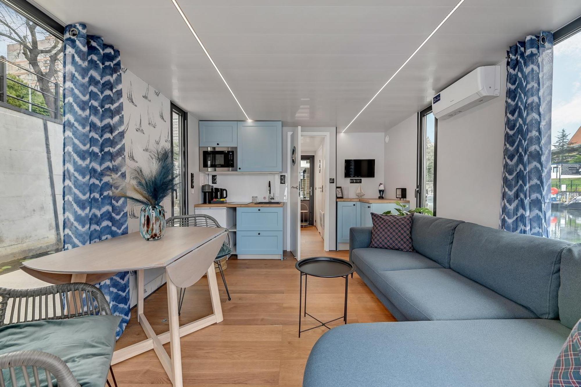 Domy Na Wodzie - La Mare Motlava Houseboats With Sauna By Downtown Apartments Γκντανσκ Εξωτερικό φωτογραφία